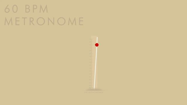 60 BPM Metronome - 1 Hour Metronome 60 BPM смотреть онлайн
