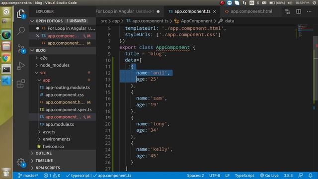 Angular 10 tutorial #14 for loop | *ngFor смотреть онлайн