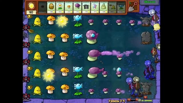Plants vs. Zombies(PC)(Adventure Mode for the second time)часть 1 смотреть онлайн