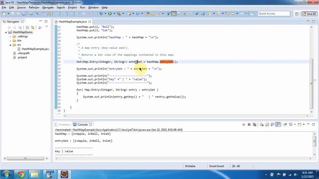How to use the entrySet() method of HashMap to get all keys and values from HashMap? смотреть онлайн