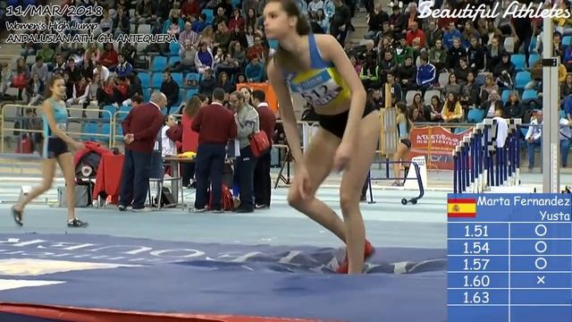 Marta Ferandez Yusta I Women's High Jump I National and Andalusian Athletics Ch. | Antequera 2018 смотреть онлайн