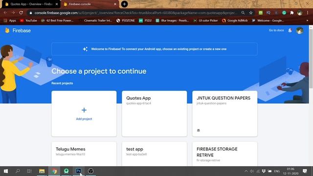 Connect Android Studio Project To Firebase Database смотреть онлайн