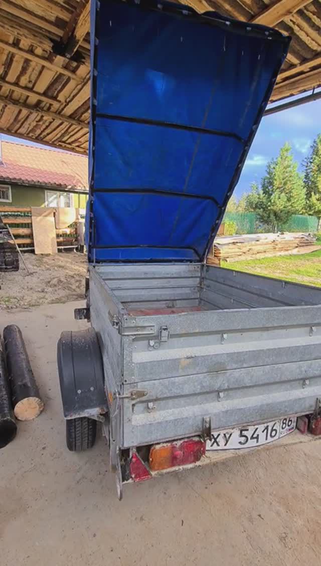 Крышка на прицеп с газлифтами смотреть онлайн