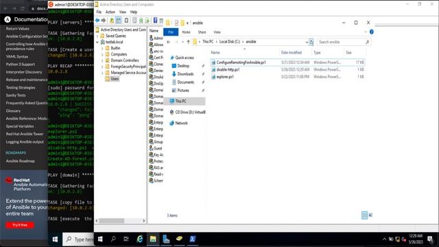 Ansible and winrm secure connection смотреть онлайн