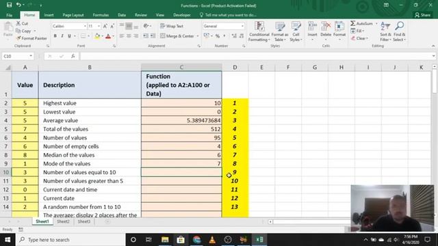 L8 Excel 14 function coverage смотреть онлайн