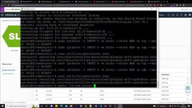 Criando server de GTA V na VPS da Oracle Cloud free tier de graça usando linux ubuntu GTA 5 смотреть онлайн