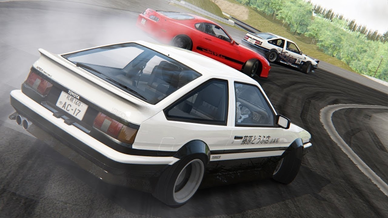 ДРИФТ НА TOYOTA TRUENO AE86