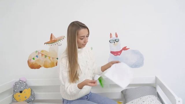 Наклейка на стену декоративная Romana "Альпаки" смотреть онлайн