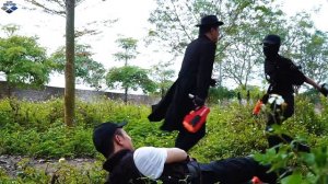 LTT Game Nerf War : Warriors SEAL X Nerf Guns Fight Crime Group Black Man Special mercenaries