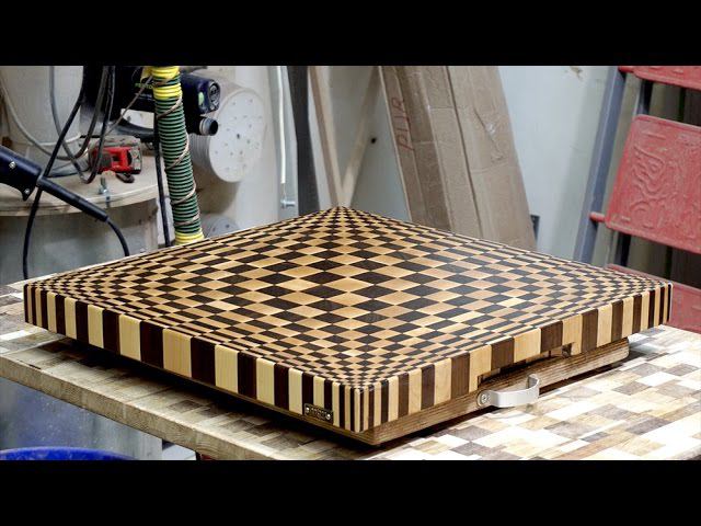 Изготовление 3D торцевой разделочной доски №13
Making 3D end grain cutting board #13 смотреть онлайн
