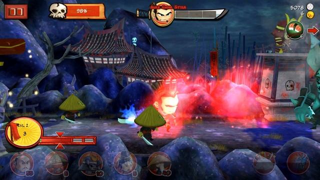 Samurai vs Zombies BOSS Wave 50 Ep.8 (Old Cool Game HD) смотреть онлайн