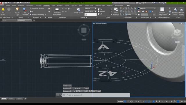 Autocad Tutorial 3D Bullet Modelling Part 2 смотреть онлайн