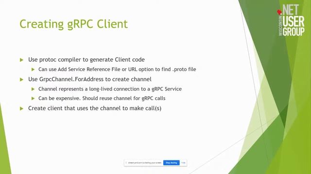Building your .NET services using gRPC смотреть онлайн