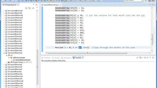 Learn Java - Exercise 04x - 2D Arrays in Java смотреть онлайн