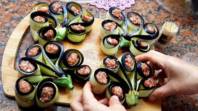 НЕЖНЫЕ БАКЛАЖАНЫ.2020.РЕЦЕПТ. ДУХОВКАДА РАМАШКА БАКЛАЖОН. смотреть онлайн