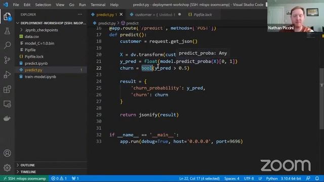 Machine Learning Models Deployment with Flask and Docker смотреть онлайн