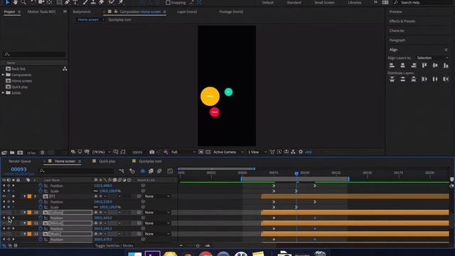 Beautiful UI Animation Aftereffects Tutorial 2020 || UI Design Course || Game UI 02/05 смотреть онлайн