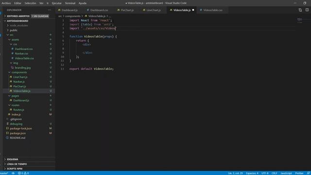 Ant Design #19 || Dashboard Sencillo y Responsivo Parte 3 y FINAL || React JS y Ant Design смотреть онлайн