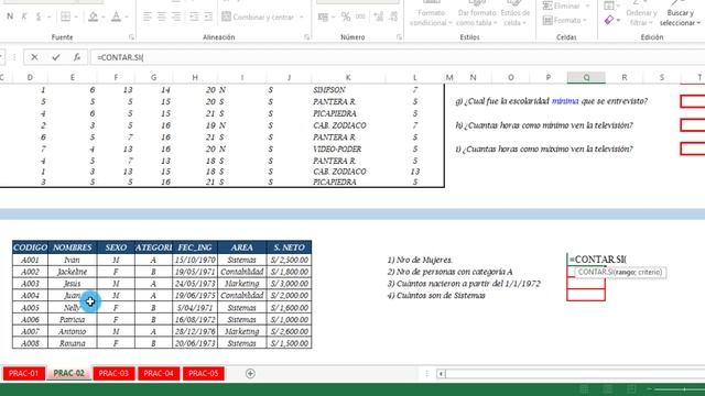 FUNCIONES ESTADISTICAS en Microsoft Excel 2021✌️ смотреть онлайн