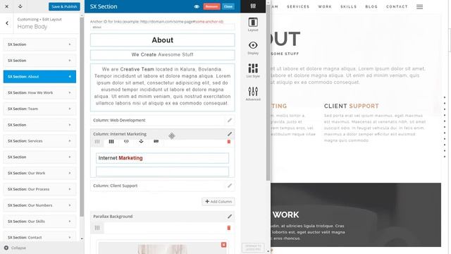 Skrollex WordPress Theme - Set Column Icons смотреть онлайн