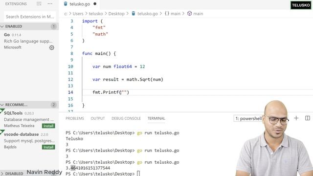Math Package | Golang смотреть онлайн