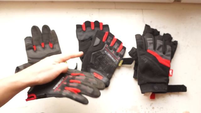 Беспалые перчатки для работы. Milwaukee vs китайский "Mechanix" смотреть онлайн