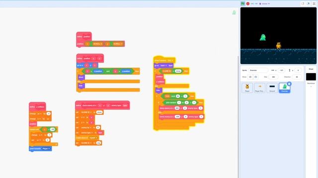Scrolling Platformer SHOOTER || Part 2 || Scratch 3.0 Tutorial смотреть онлайн