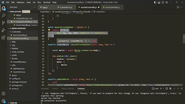 #93 Error Handling in async function | Error Handling in Express | A Complete NODE JS Course смотреть онлайн