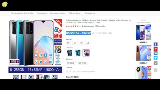 GALAXY S21 CLON POR 100$!!! OFERTAS ABSURDAS DE INTERNET PARTE 7 смотреть онлайн