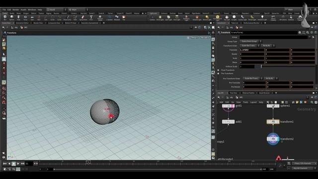 Houdini - Attribute Transfer/Houdini нода Attribute Transfer смотреть онлайн