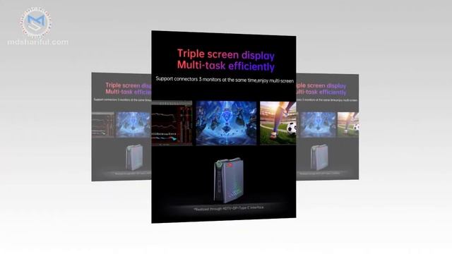 T-BAO R5 AMD Ryzen 5 5600U 16GB DDR4 3200MHz RAM 512GB Mini PC смотреть онлайн