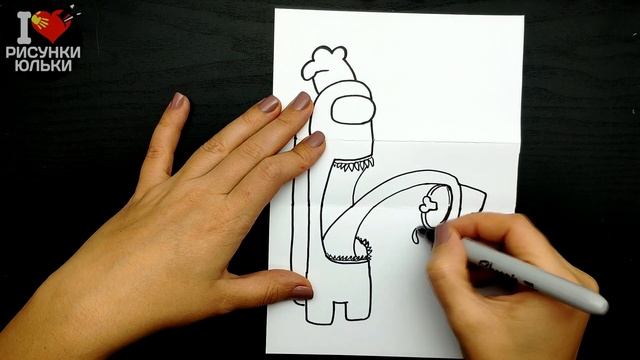 DIY | Супер крутая открытка Among US Impostor | Как нарисовать Амонг Ас предатель смотреть онлайн