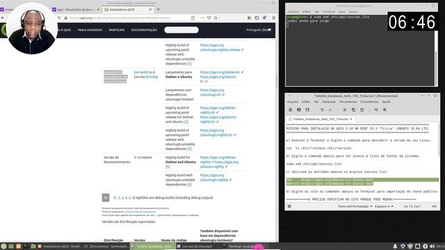 Instalação do QGIS 3.10 no Linux Mint 19.3 Codinome "Tricia" смотреть онлайн