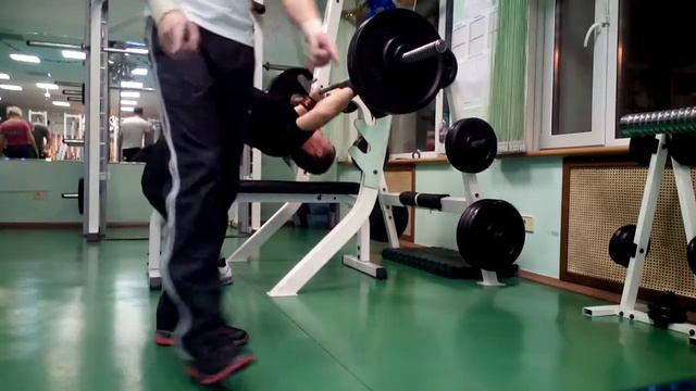 Жим лежа 112,5 кг легкая тренировка отработка техники смотреть онлайн