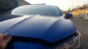 Открывание капота Ford Fusion 2017 SE