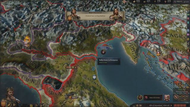 Unifying Italy - CK3 - Episode 18 смотреть онлайн