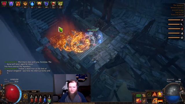 New Build! Leveling Marauder Into Flameblast Ignite Chieftain - Sentinel Day 36