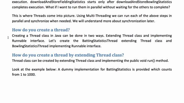 47 MultiThreading Need for Threads and Creating Threads смотреть онлайн