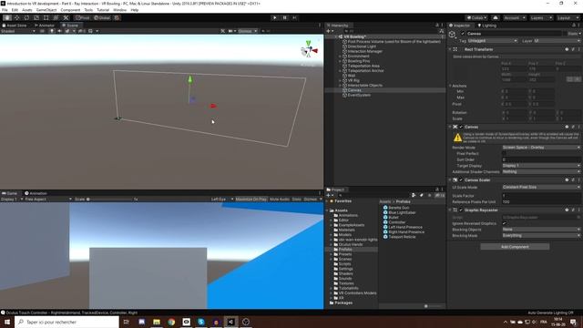 Introduction to VR in Unity - PART 6 : RAY INTERACTION смотреть онлайн