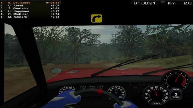 Rally Trophy:Gameplay-Kenya (Lancia Fulvia) смотреть онлайн