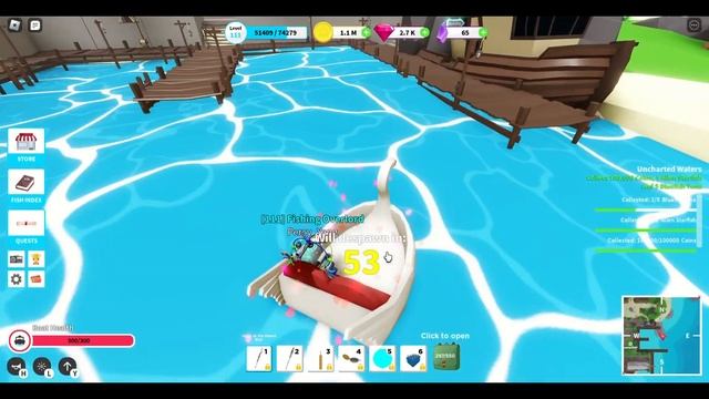 [Roblox Fishing Simulator] How to finish the "Uncharted Water" Questline смотреть онлайн