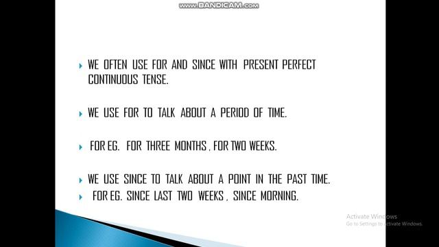 PRESENT PERFECT CONTINUOUS смотреть онлайн