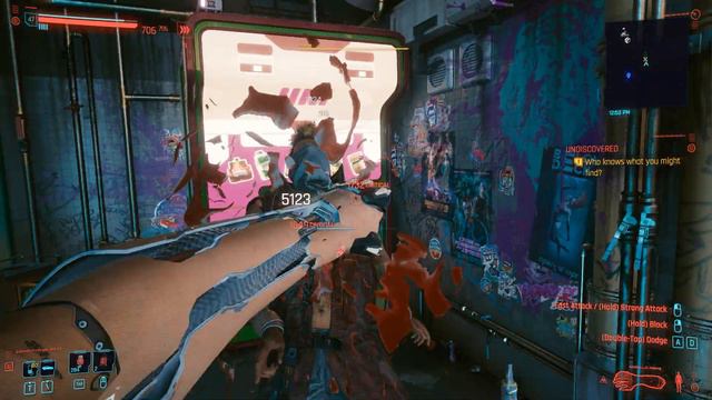 Cyberpunk 2077: Brendan is being vandalized by a street punk смотреть онлайн