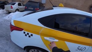 Хендай Солярис в такси / Обзор на машину / Таксити