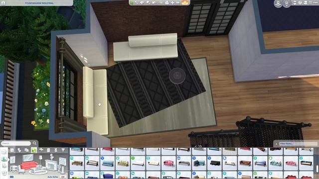 Sims 4 Industrial Penthouse - Speed Build, No CC смотреть онлайн