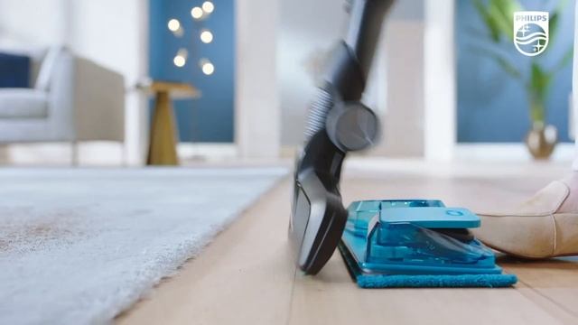 PHILIPS XC8149/01 SPEED PRO MAX AQUA - Aspirateur balai - Vidéo produit Vandenborre.be смотреть онлайн