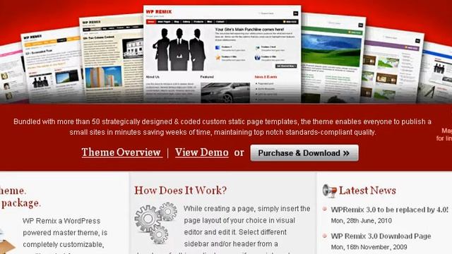 wordpress themes, wordpress cms , Wordpress Remix 3.0., смотреть онлайн
