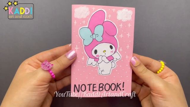 DIY My Melody Stationary Set// Kawaii Sanrio Handmade Back to school Stationary ??✏️ смотреть онлайн