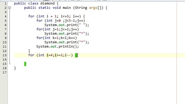 Cool Java Programs : Dotted Diamond смотреть онлайн
