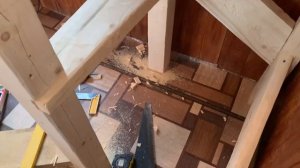 Лестница на даче своими руками.